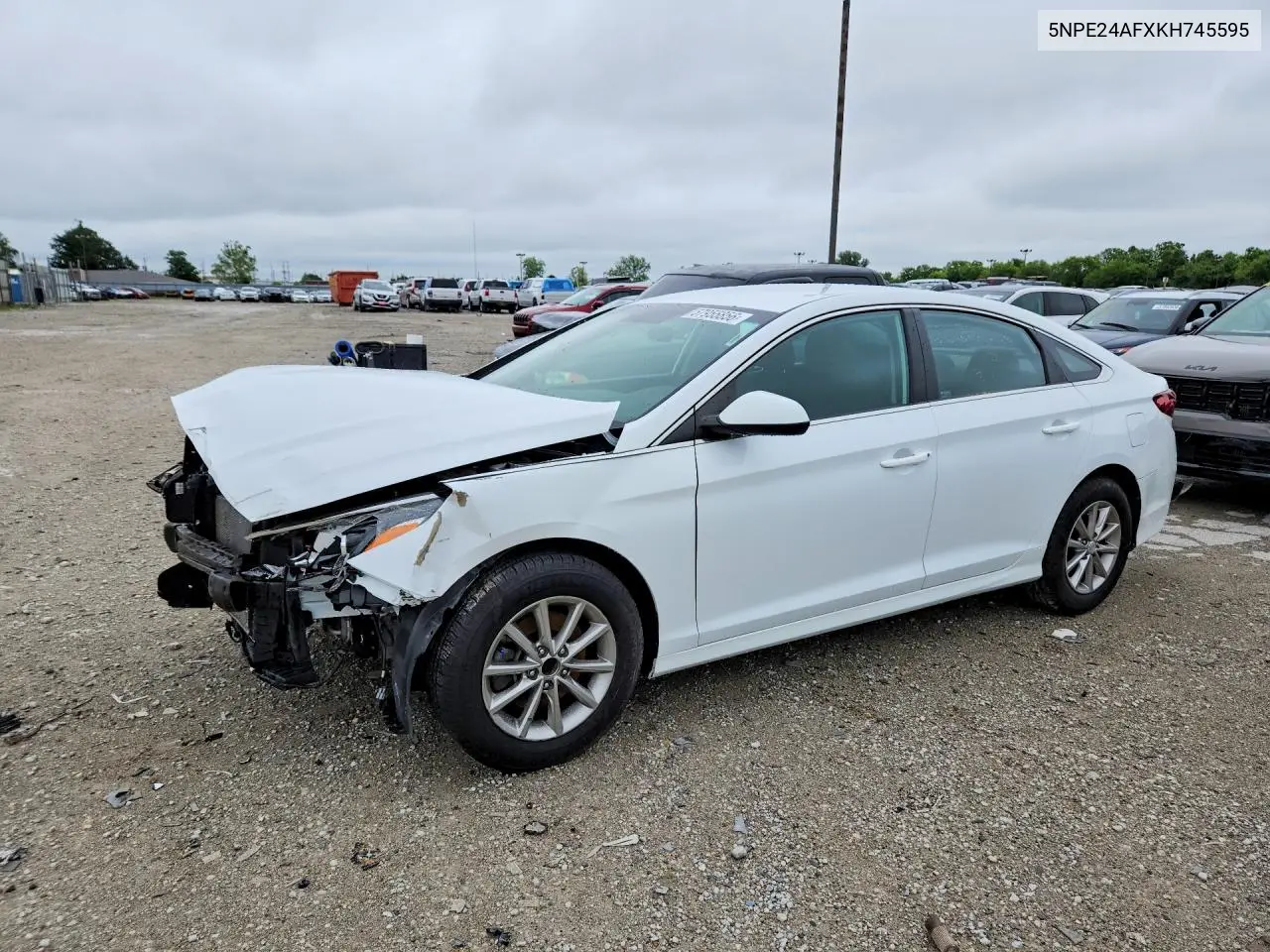 2019 Hyundai Sonata Se VIN: 5NPE24AFXKH745595 Lot: 57955856