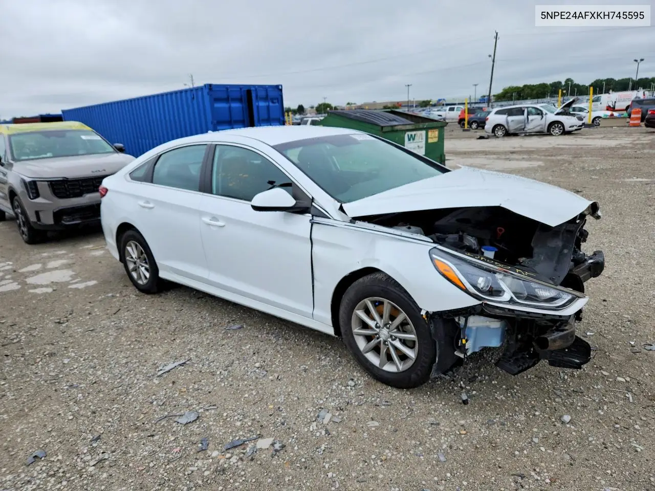 2019 Hyundai Sonata Se VIN: 5NPE24AFXKH745595 Lot: 57955856