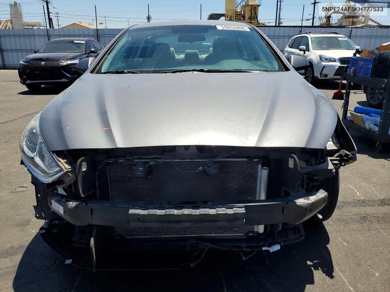 2019 Hyundai Sonata Se VIN: 5NPE24AF5KH777533 Lot: 59852806