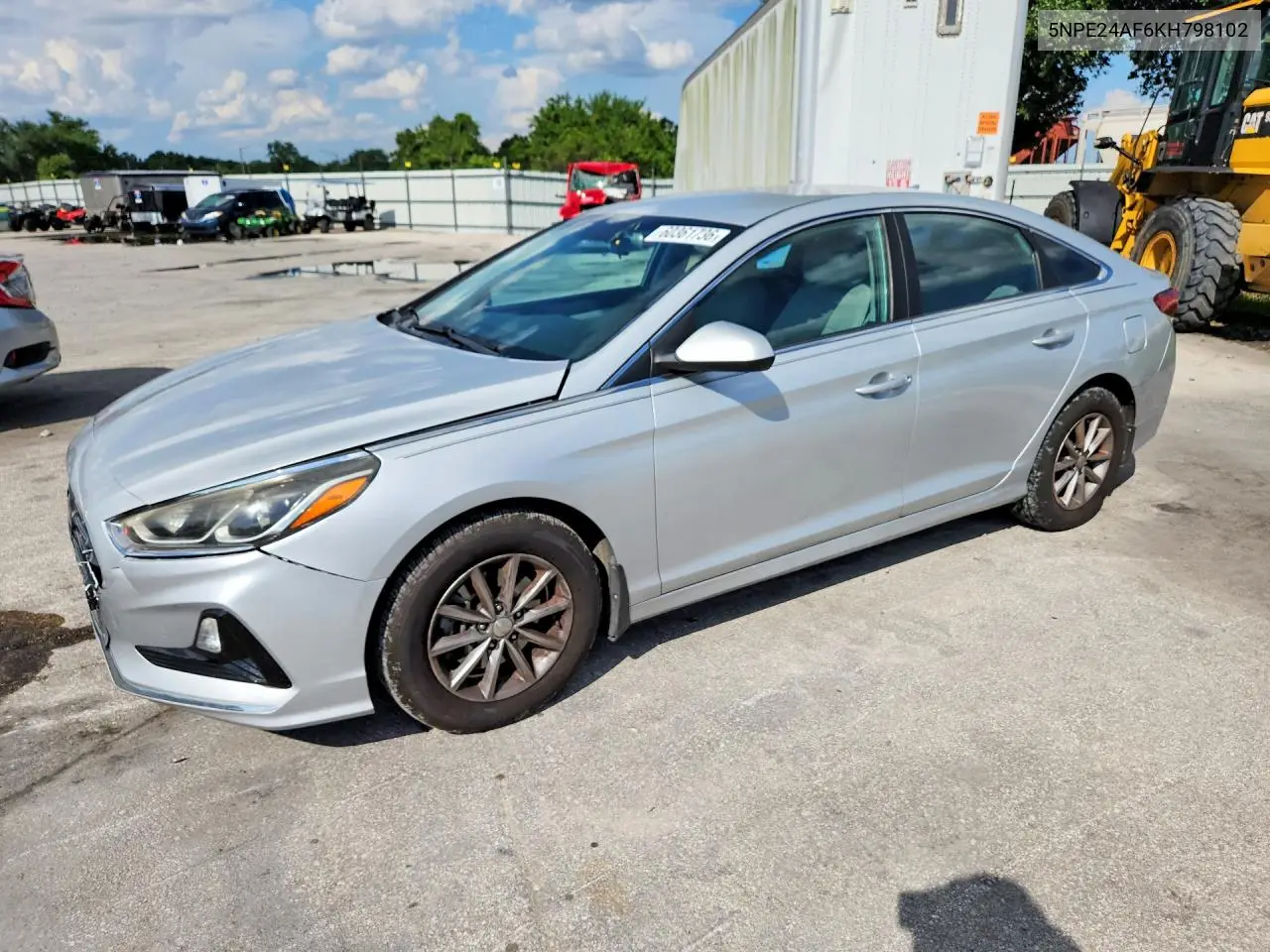 2019 Hyundai Sonata Se VIN: 5NPE24AF6KH798102 Lot: 60361736