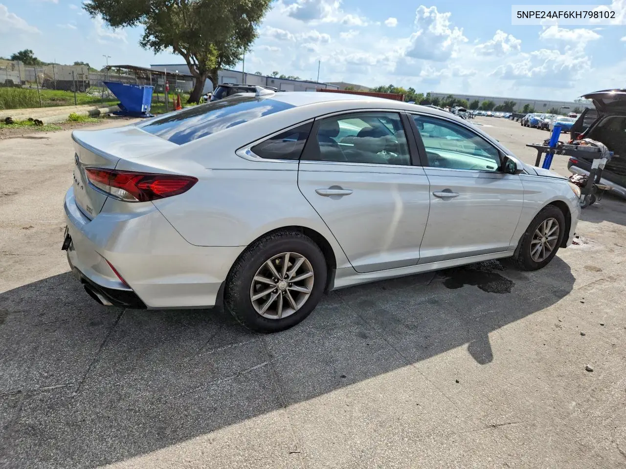 2019 Hyundai Sonata Se VIN: 5NPE24AF6KH798102 Lot: 60361736