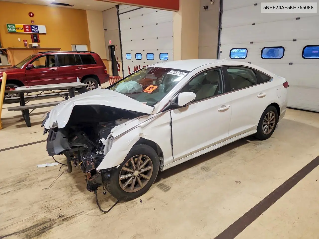 2019 Hyundai Sonata Se VIN: 5NPE24AF5KH765088 Lot: 61287166