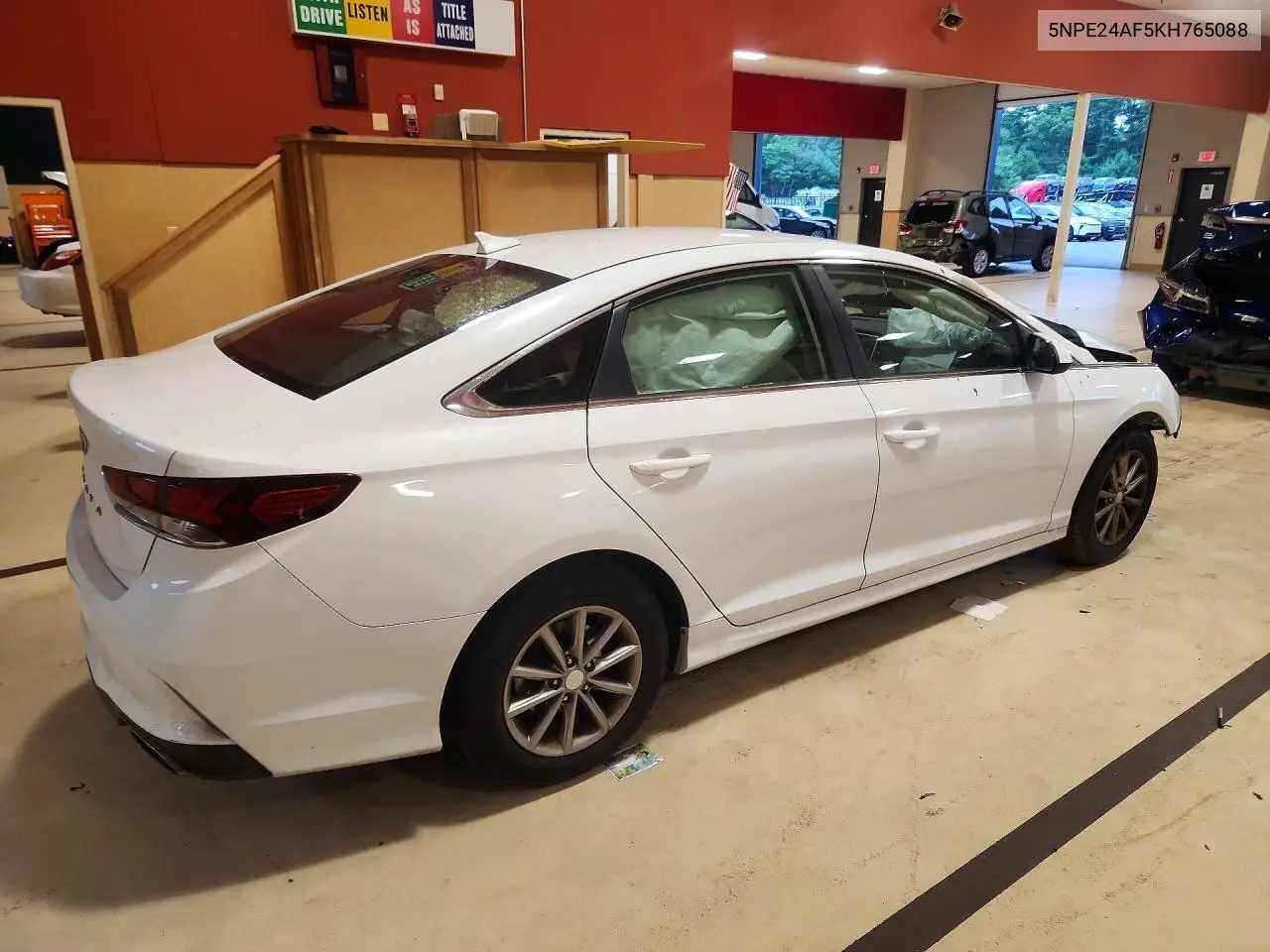 2019 Hyundai Sonata Se VIN: 5NPE24AF5KH765088 Lot: 61287166