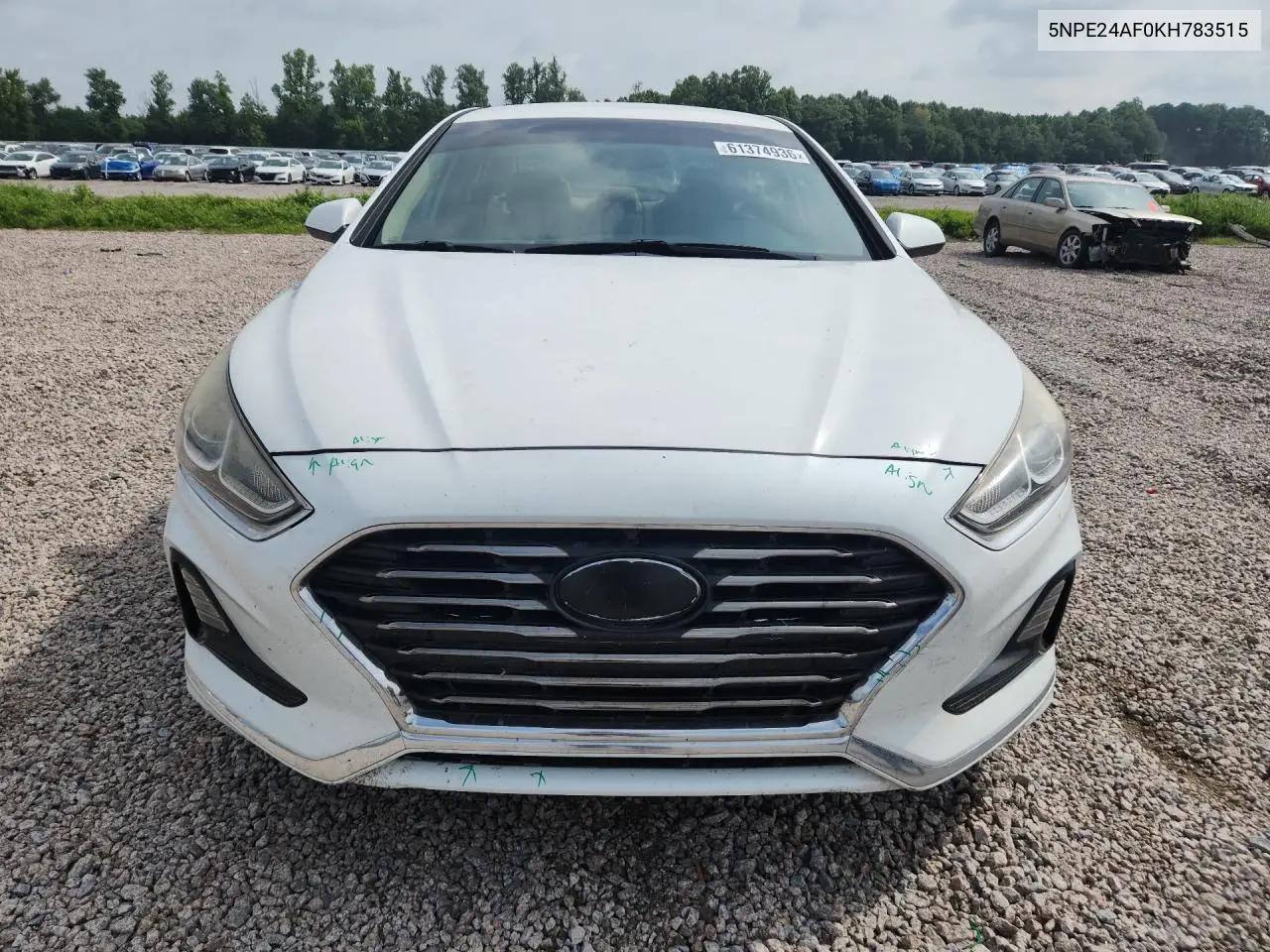 2019 Hyundai Sonata Se VIN: 5NPE24AF0KH783515 Lot: 61374936