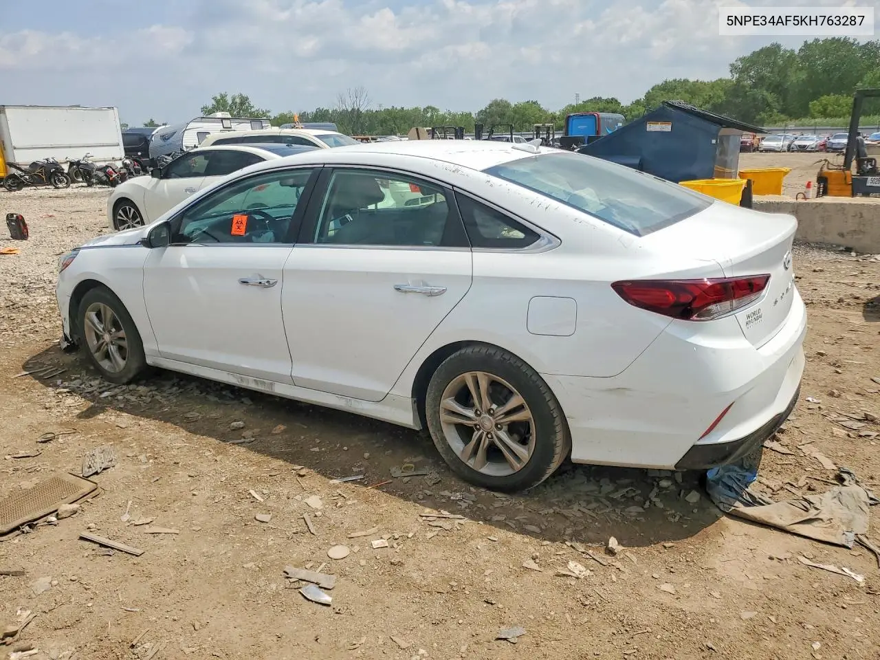 2019 Hyundai Sonata Sel VIN: 5NPE34AF5KH763287 Lot: 61858986
