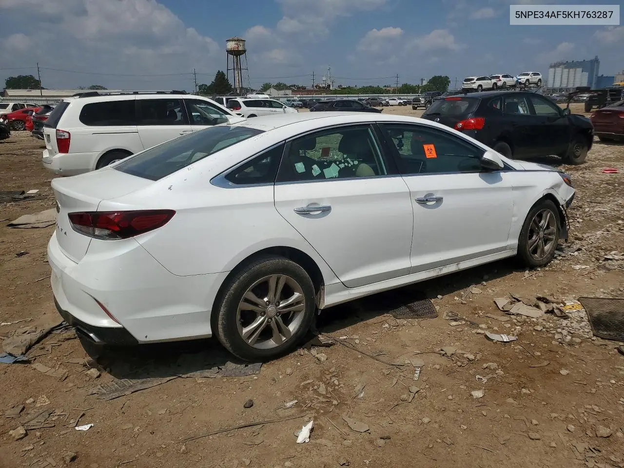 2019 Hyundai Sonata Sel VIN: 5NPE34AF5KH763287 Lot: 61858986