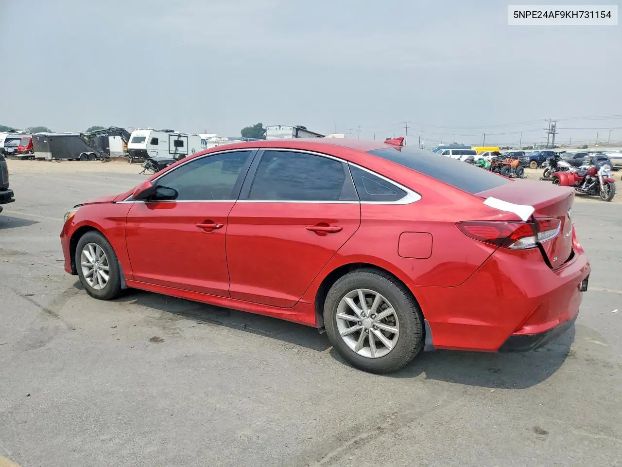 2019 Hyundai Sonata Se VIN: 5NPE24AF9KH731154 Lot: 62035176
