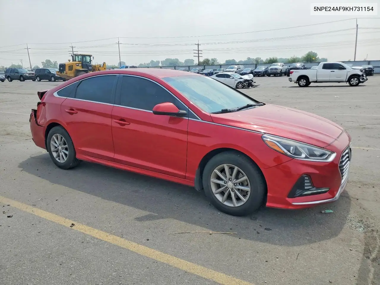 2019 Hyundai Sonata Se VIN: 5NPE24AF9KH731154 Lot: 62035176