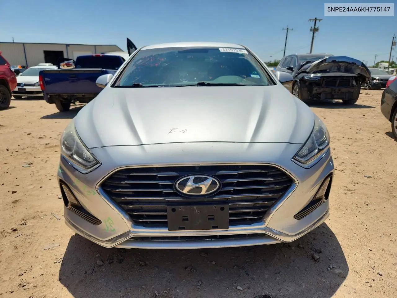 2019 Hyundai Sonata Eco Turbo VIN: 5NPE24AA6KH775147 Lot: 62107936