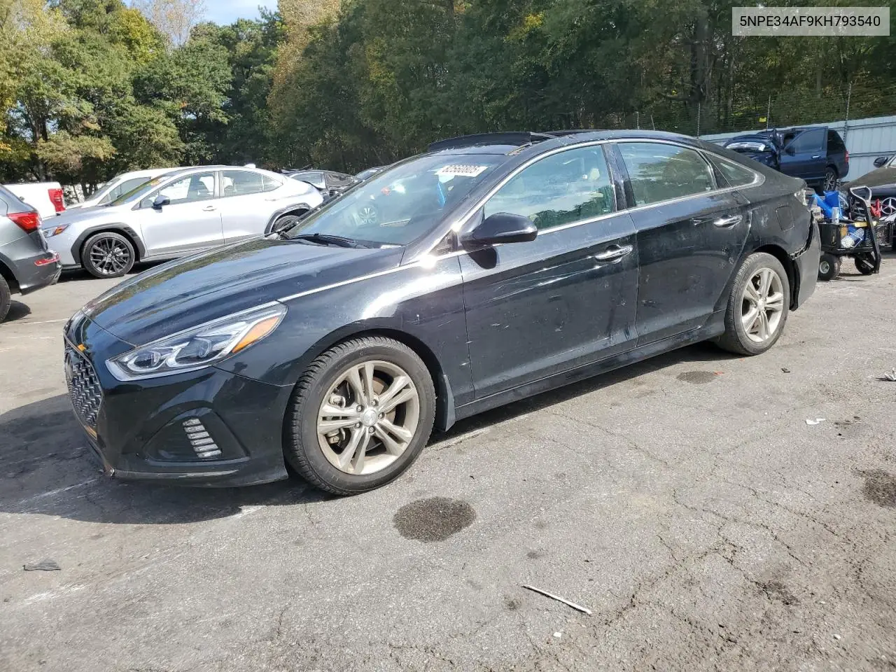 5NPE34AF9KH793540 2019 Hyundai Sonata Limited