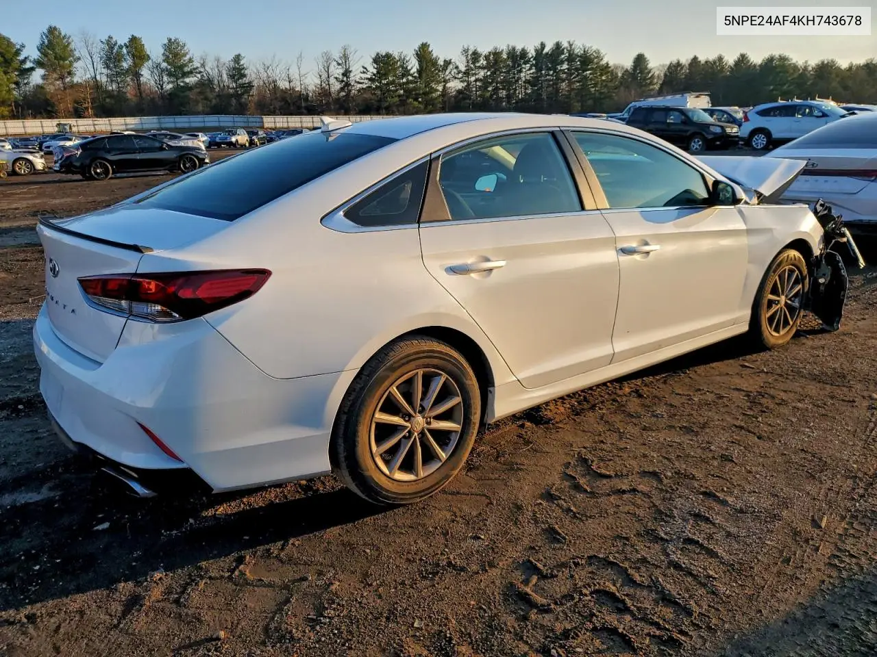 5NPE24AF4KH743678 2019 Hyundai Sonata Se