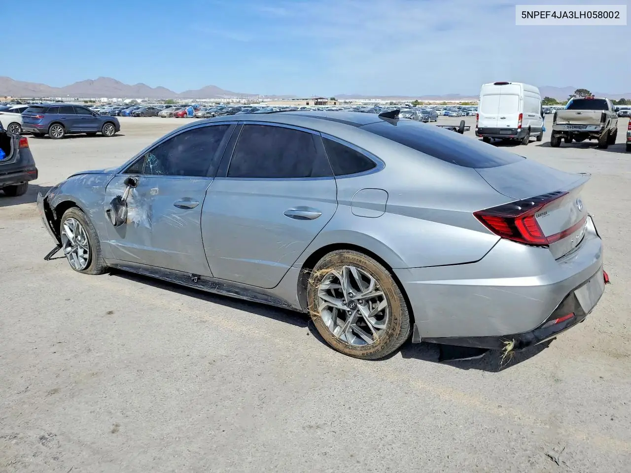 2020 Hyundai Sonata Sel VIN: 5NPEF4JA3LH058002 Lot: 48659806