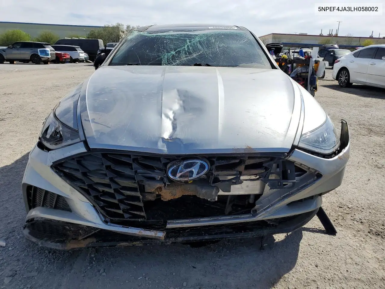 2020 Hyundai Sonata Sel VIN: 5NPEF4JA3LH058002 Lot: 48659806