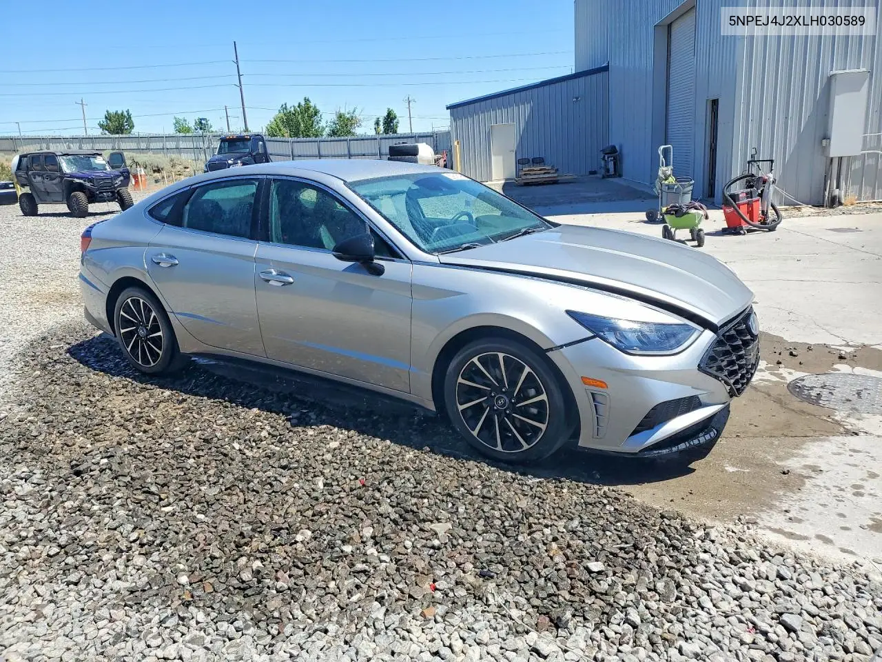 2020 Hyundai Sonata Sel Plus VIN: 5NPEJ4J2XLH030589 Lot: 59843196