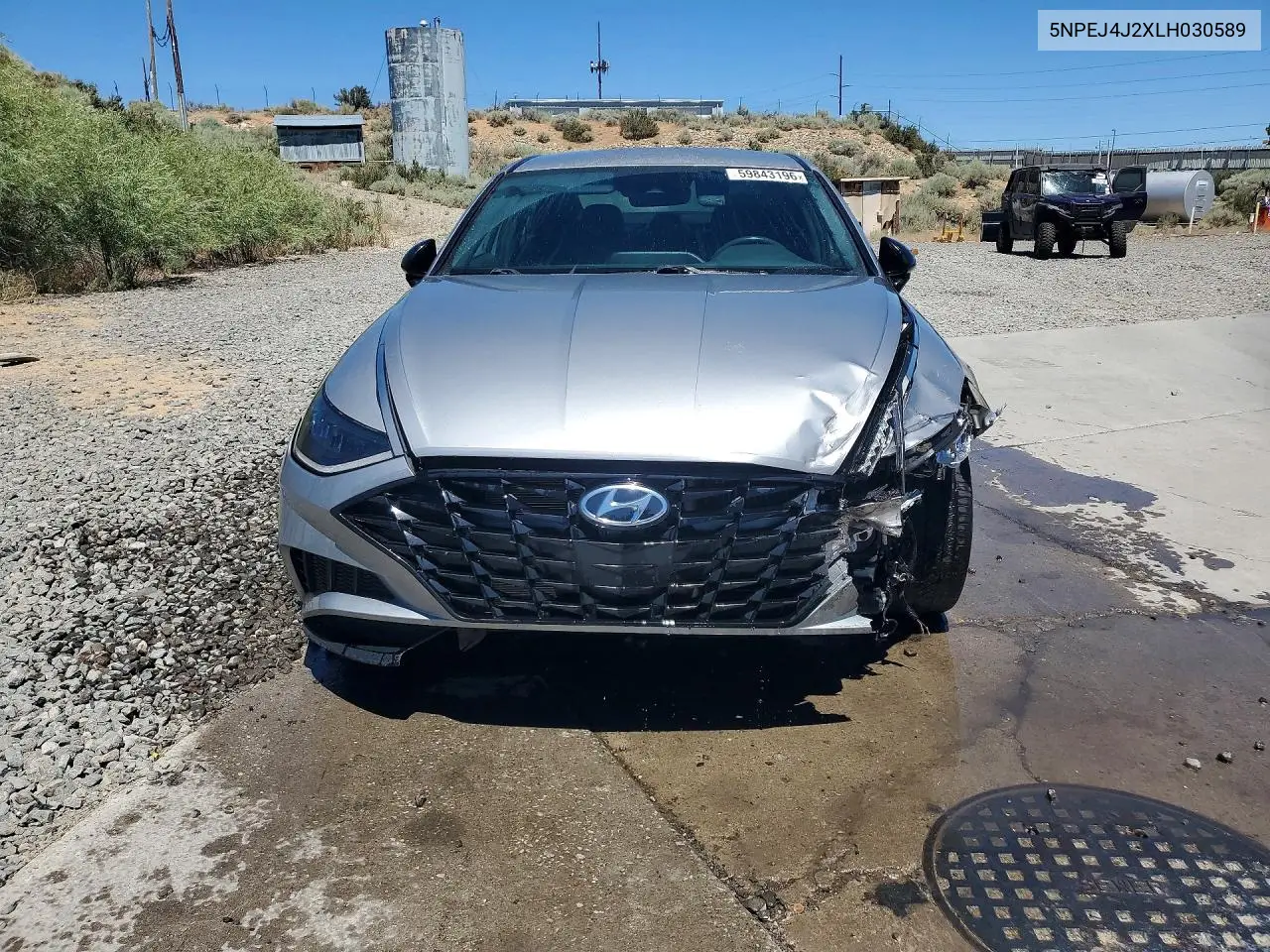 2020 Hyundai Sonata Sel Plus VIN: 5NPEJ4J2XLH030589 Lot: 59843196