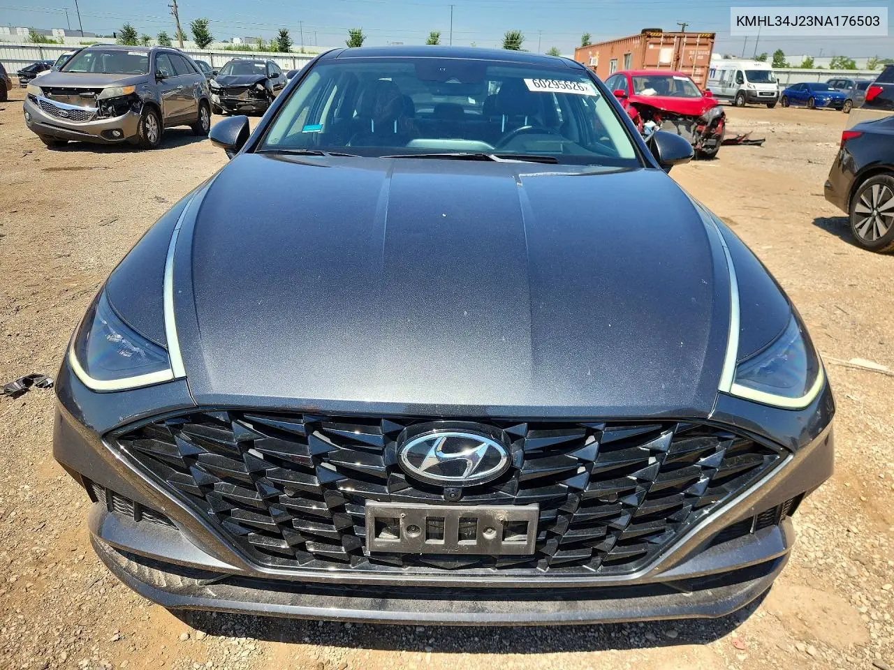 2022 Hyundai Sonata Limited VIN: KMHL34J23NA176503 Lot: 60295626