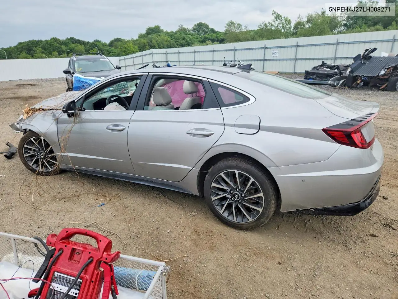 2020 Hyundai Sonata Limited VIN: 5NPEH4J27LH008271 Lot: 61148406