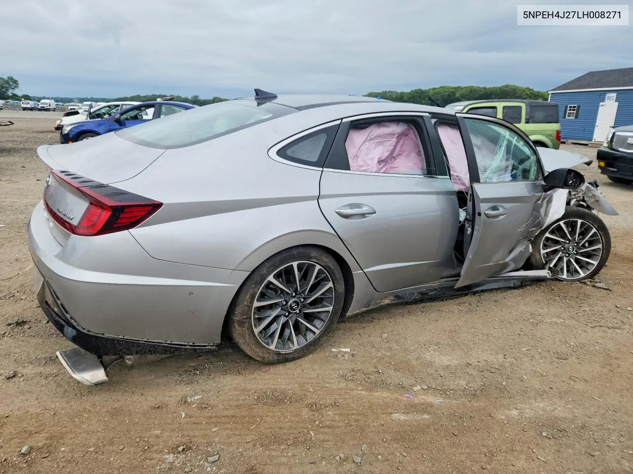 2020 Hyundai Sonata Limited VIN: 5NPEH4J27LH008271 Lot: 61148406