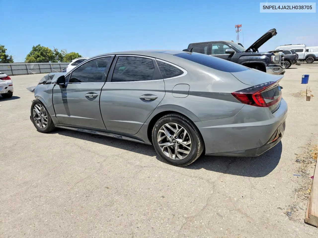 2020 Hyundai Sonata Sel VIN: 5NPEL4JA2LH038705 Lot: 61164546