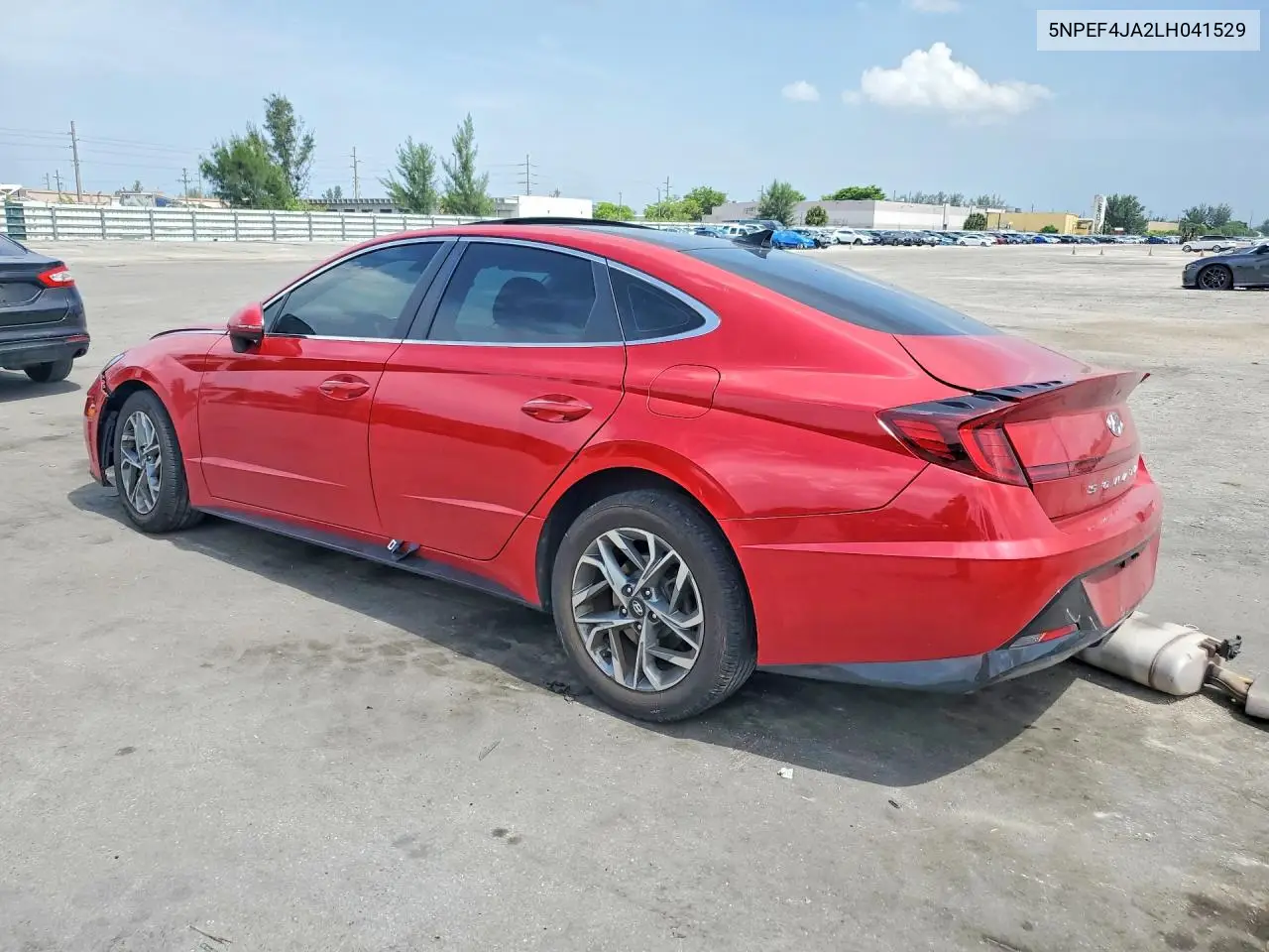 2020 Hyundai Sonata Sel VIN: 5NPEF4JA2LH041529 Lot: 61433366
