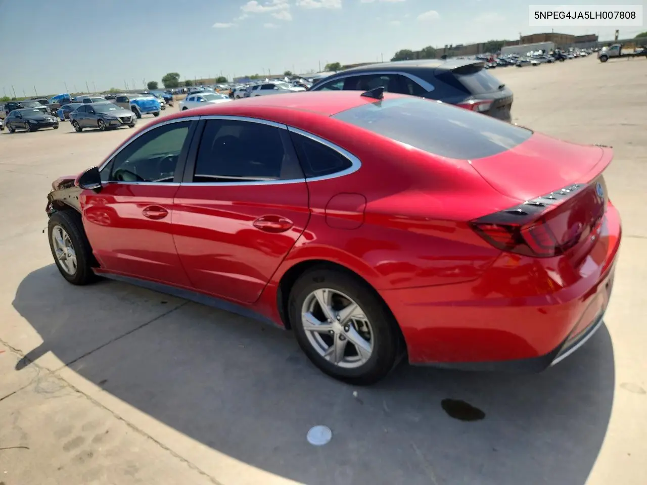 2020 Hyundai Sonata Se VIN: 5NPEG4JA5LH007808 Lot: 61844786