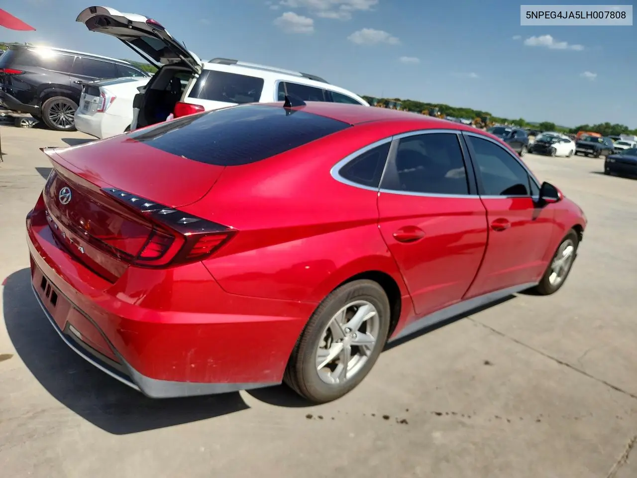 2020 Hyundai Sonata Se VIN: 5NPEG4JA5LH007808 Lot: 61844786