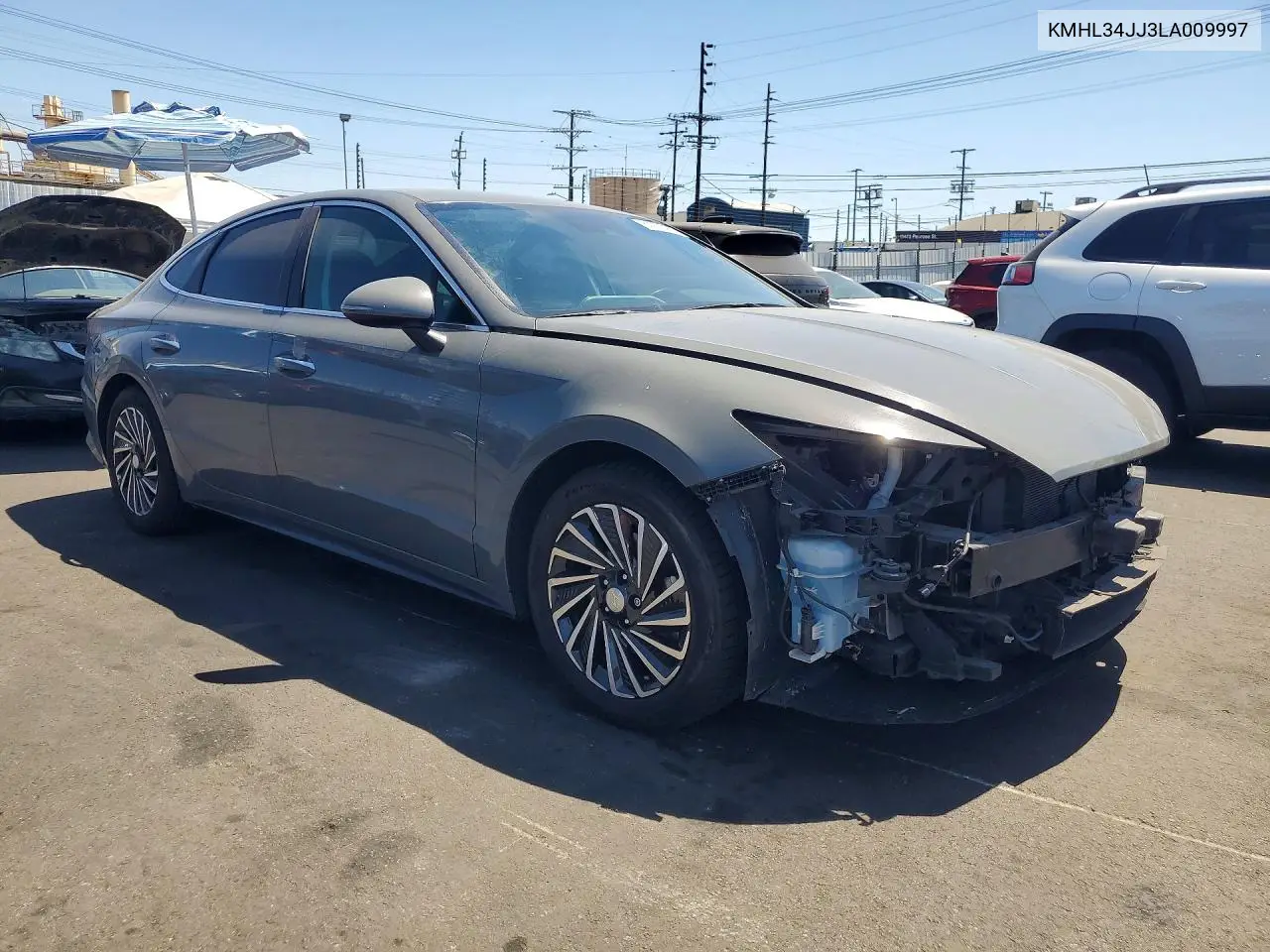 2020 Hyundai Sonata Hybrid Sel VIN: KMHL34JJ3LA009997 Lot: 61972586