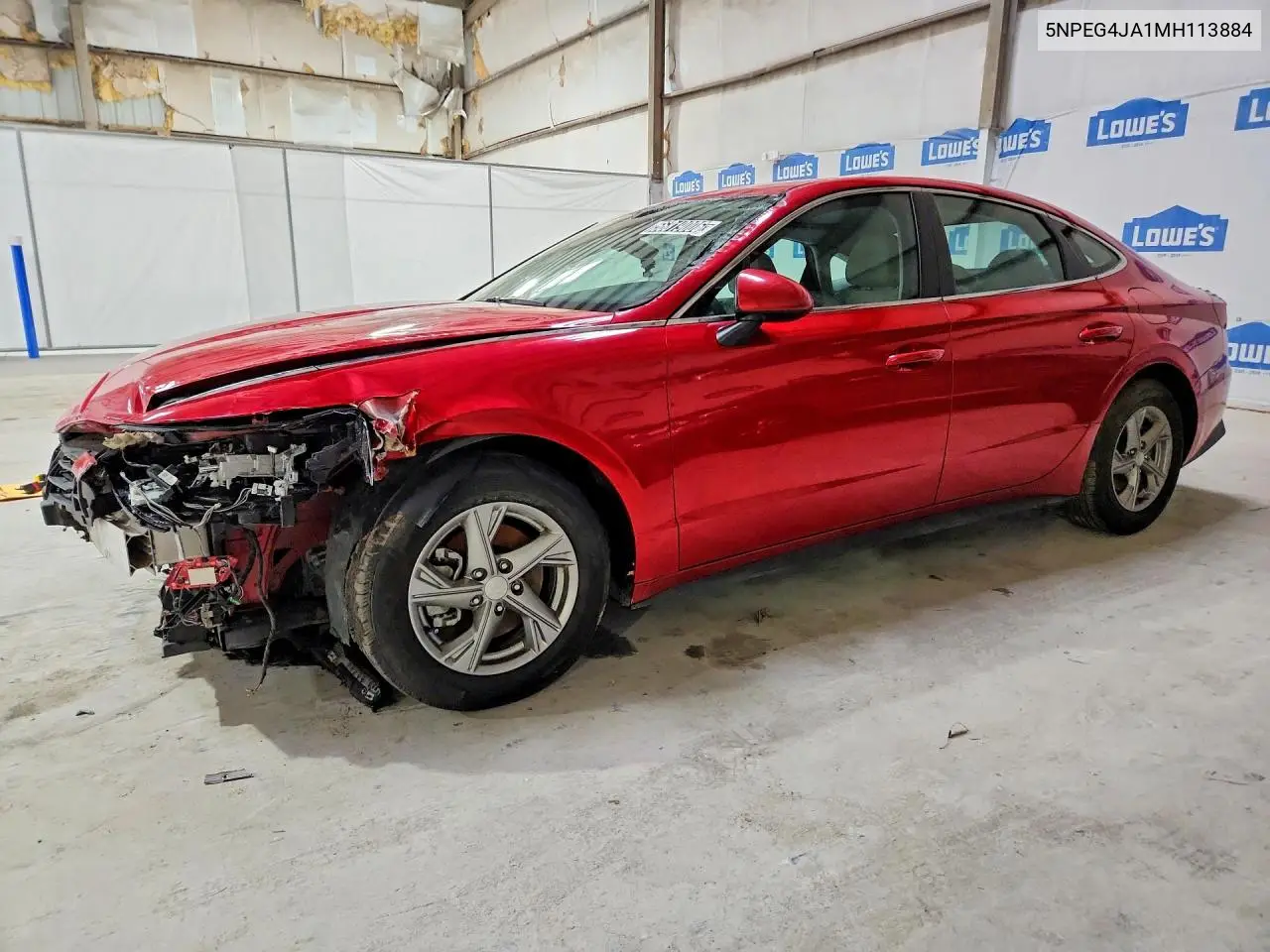 2021 Hyundai Sonata Se VIN: 5NPEG4JA1MH113884 Lot: 56819006