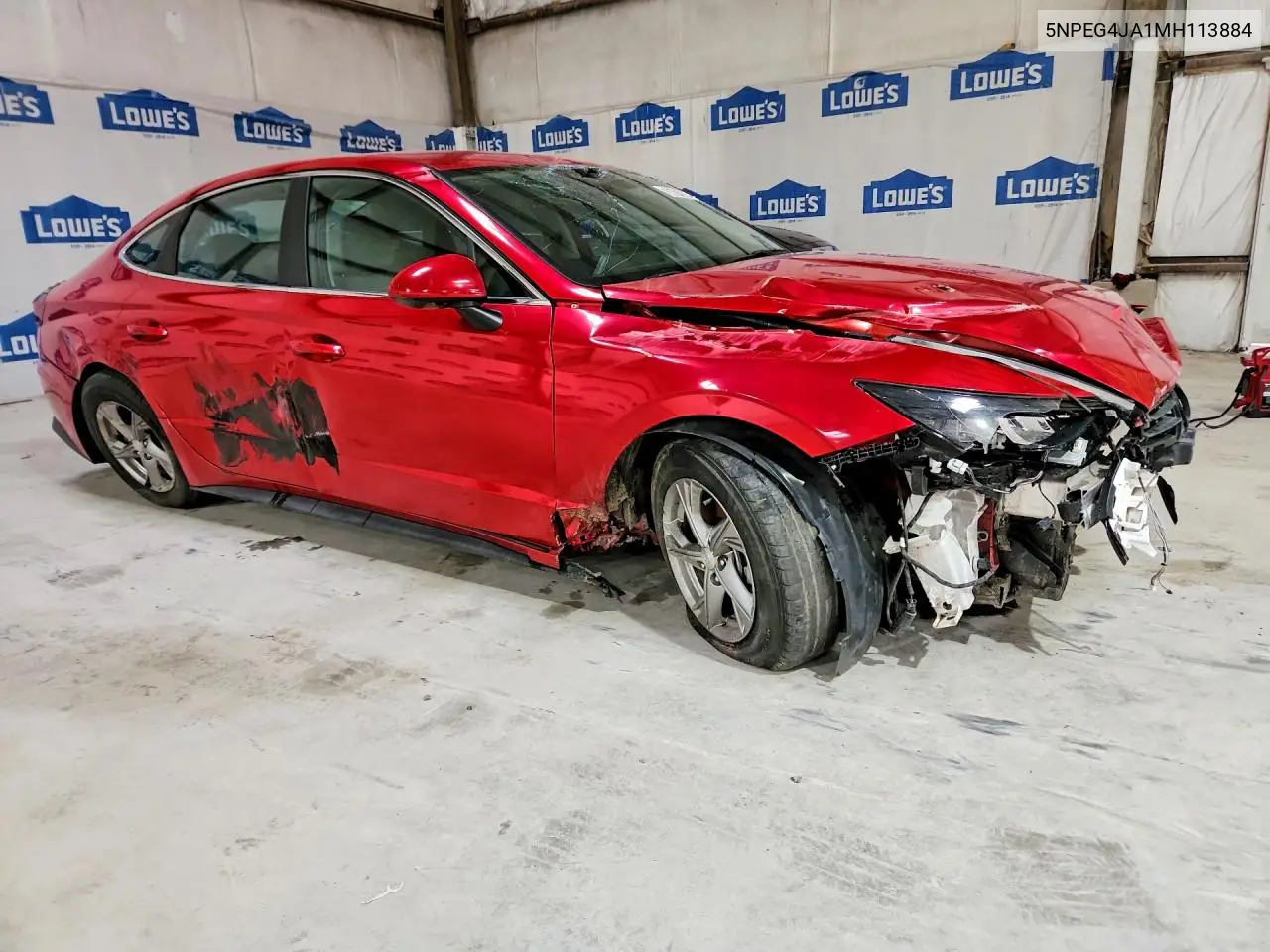 2021 Hyundai Sonata Se VIN: 5NPEG4JA1MH113884 Lot: 56819006
