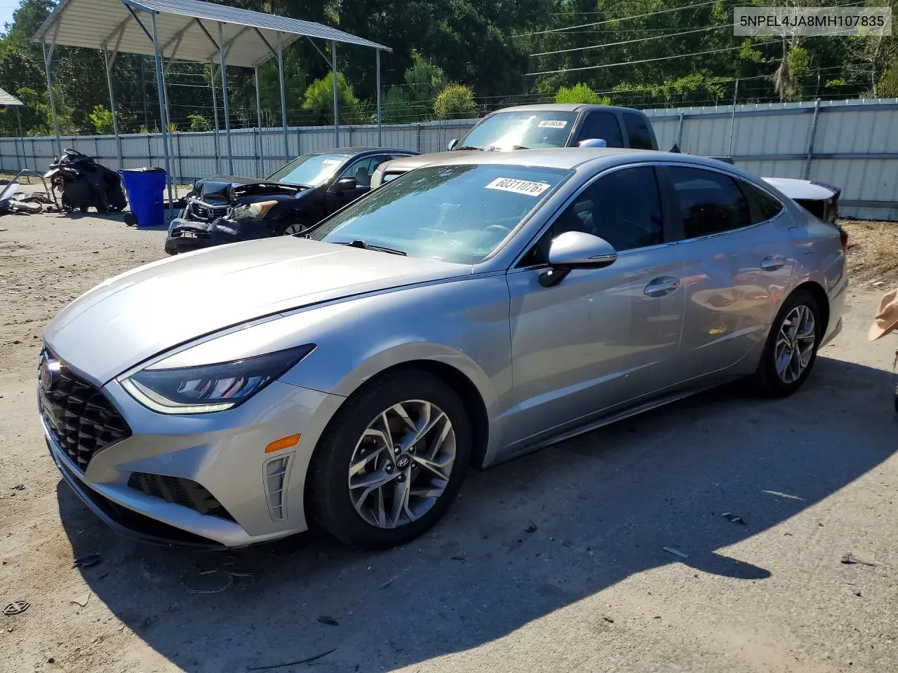 2021 Hyundai Sonata Sel VIN: 5NPEL4JA8MH107835 Lot: 60311076