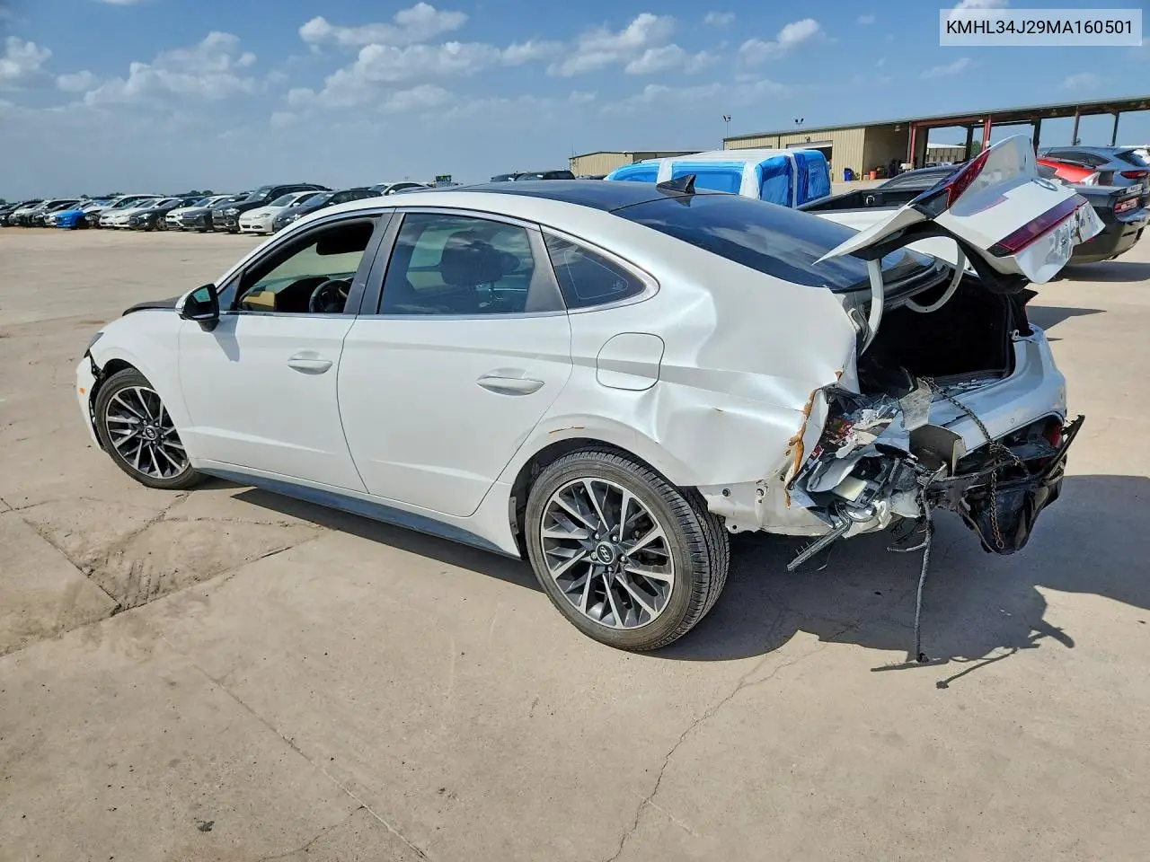 2021 Hyundai Sonata Limited VIN: KMHL34J29MA160501 Lot: 60965736