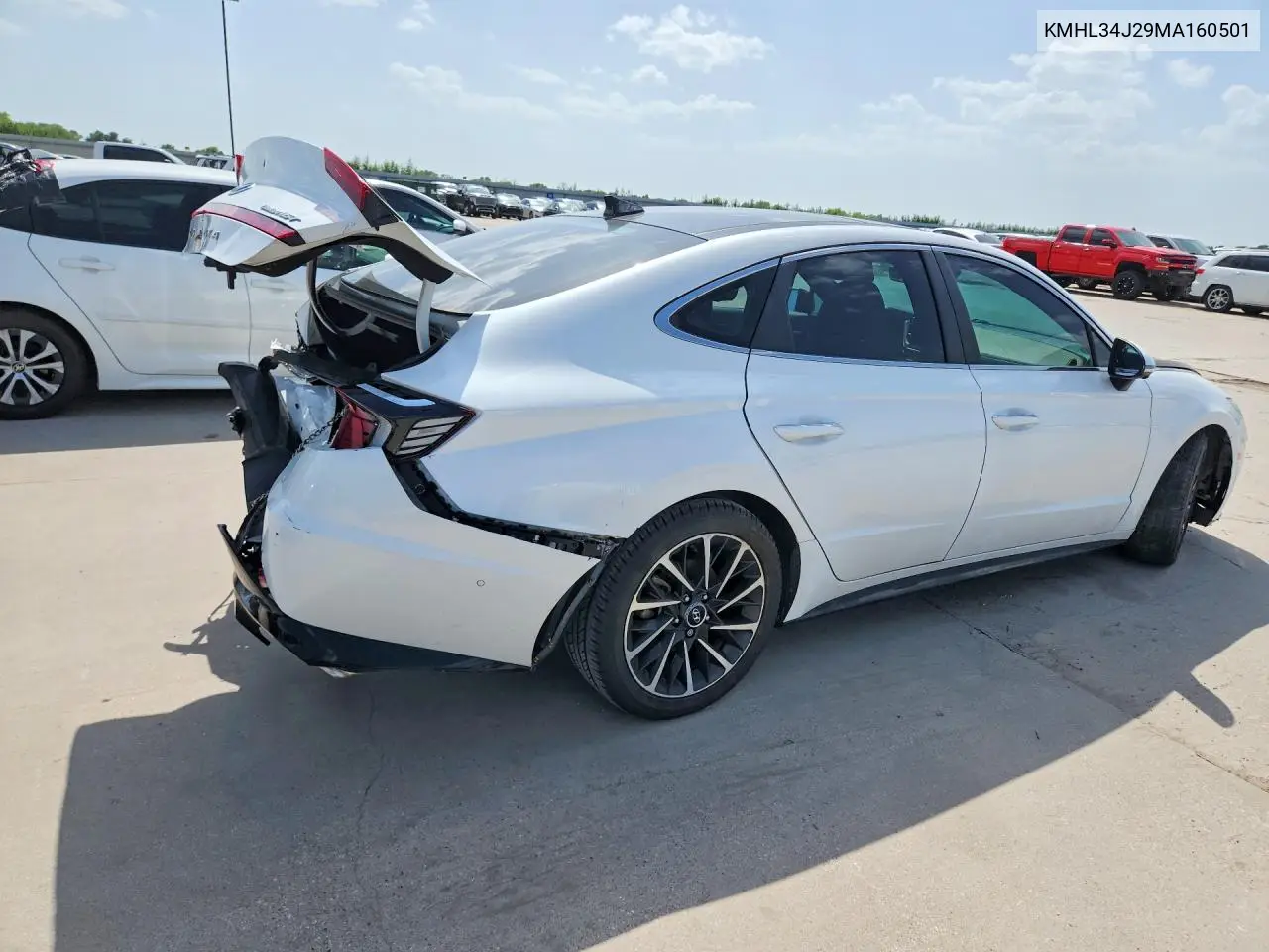 2021 Hyundai Sonata Limited VIN: KMHL34J29MA160501 Lot: 60965736