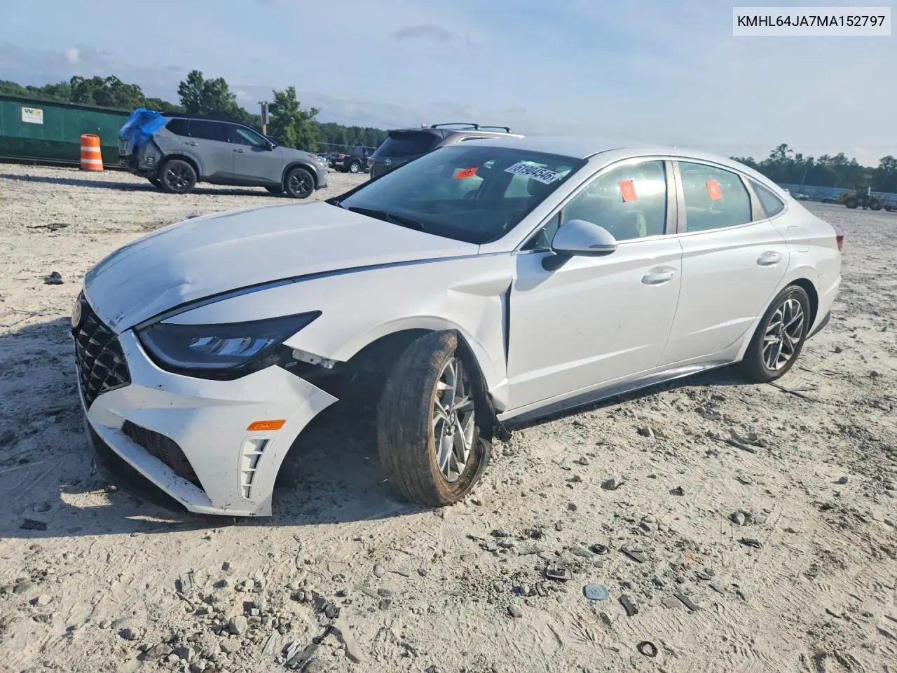 2021 Hyundai Sonata Sel VIN: KMHL64JA7MA152797 Lot: 61904546