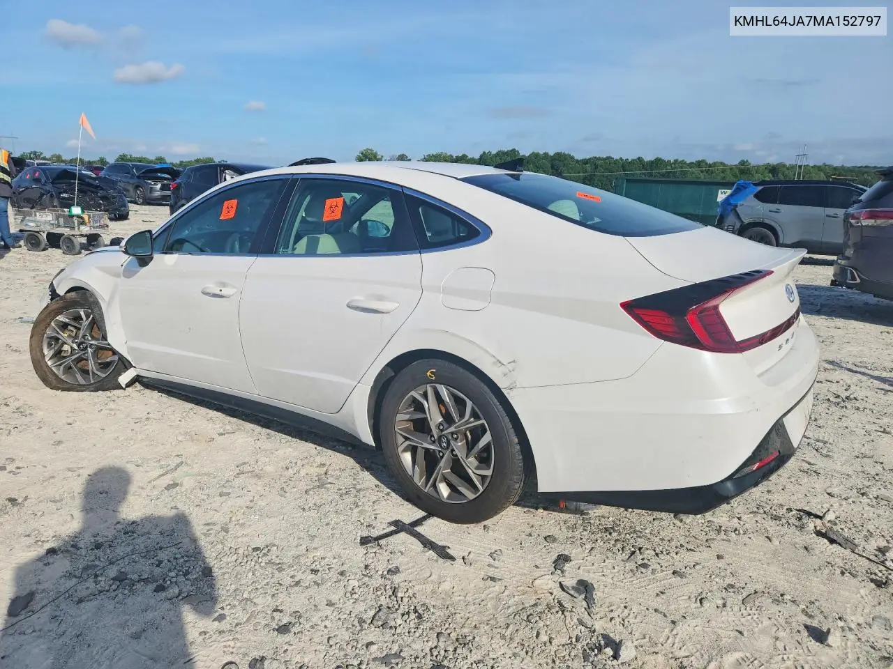 2021 Hyundai Sonata Sel VIN: KMHL64JA7MA152797 Lot: 61904546