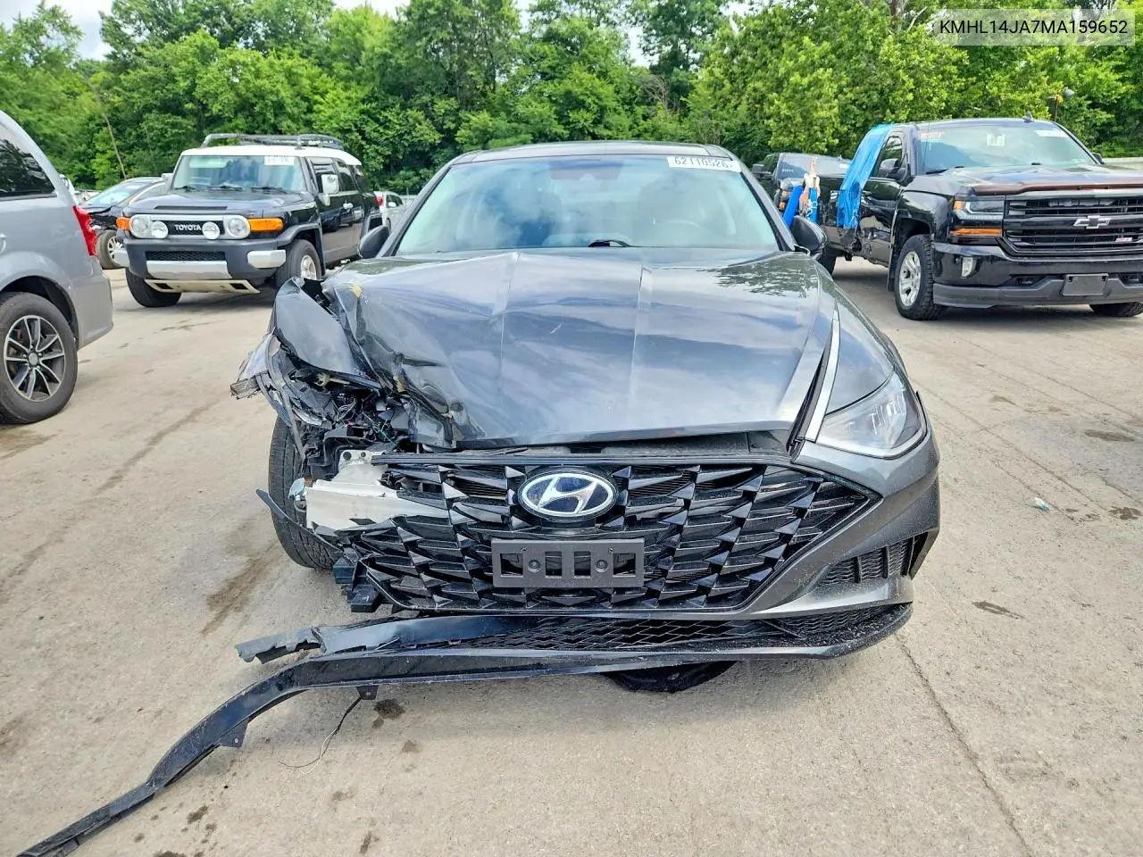 2021 Hyundai Sonata Sel VIN: KMHL14JA7MA159652 Lot: 62110526