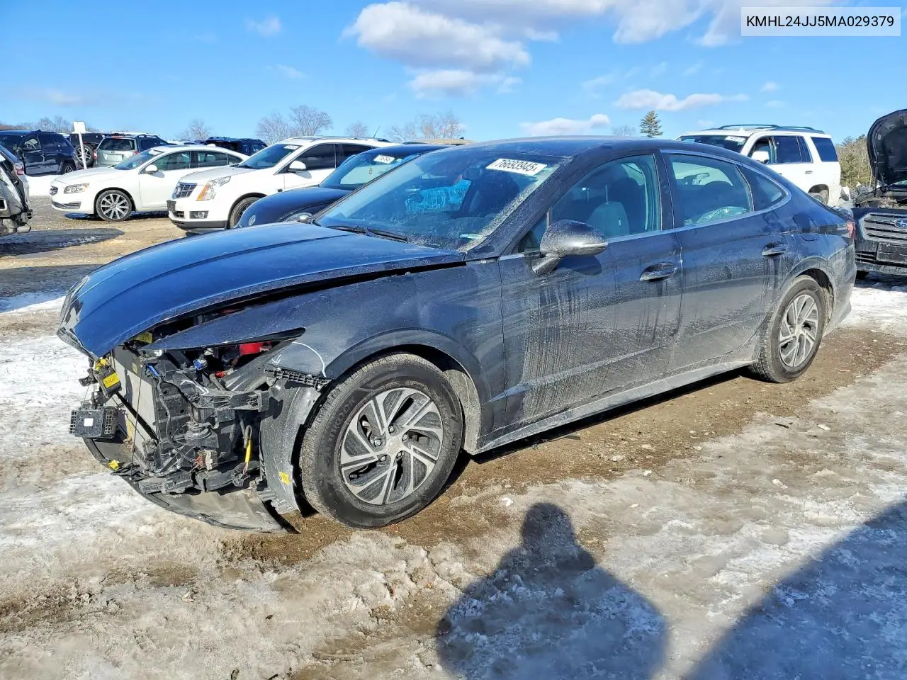 2021 Hyundai Sonata Hybrid Blue
