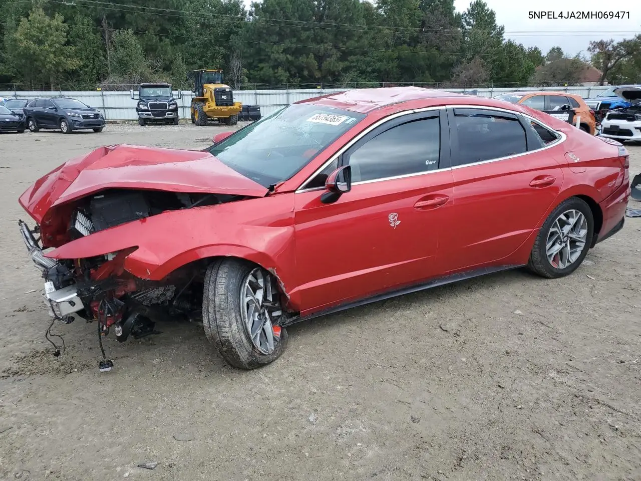 5NPEL4JA2MH069471 2021 Hyundai Sonata Sel