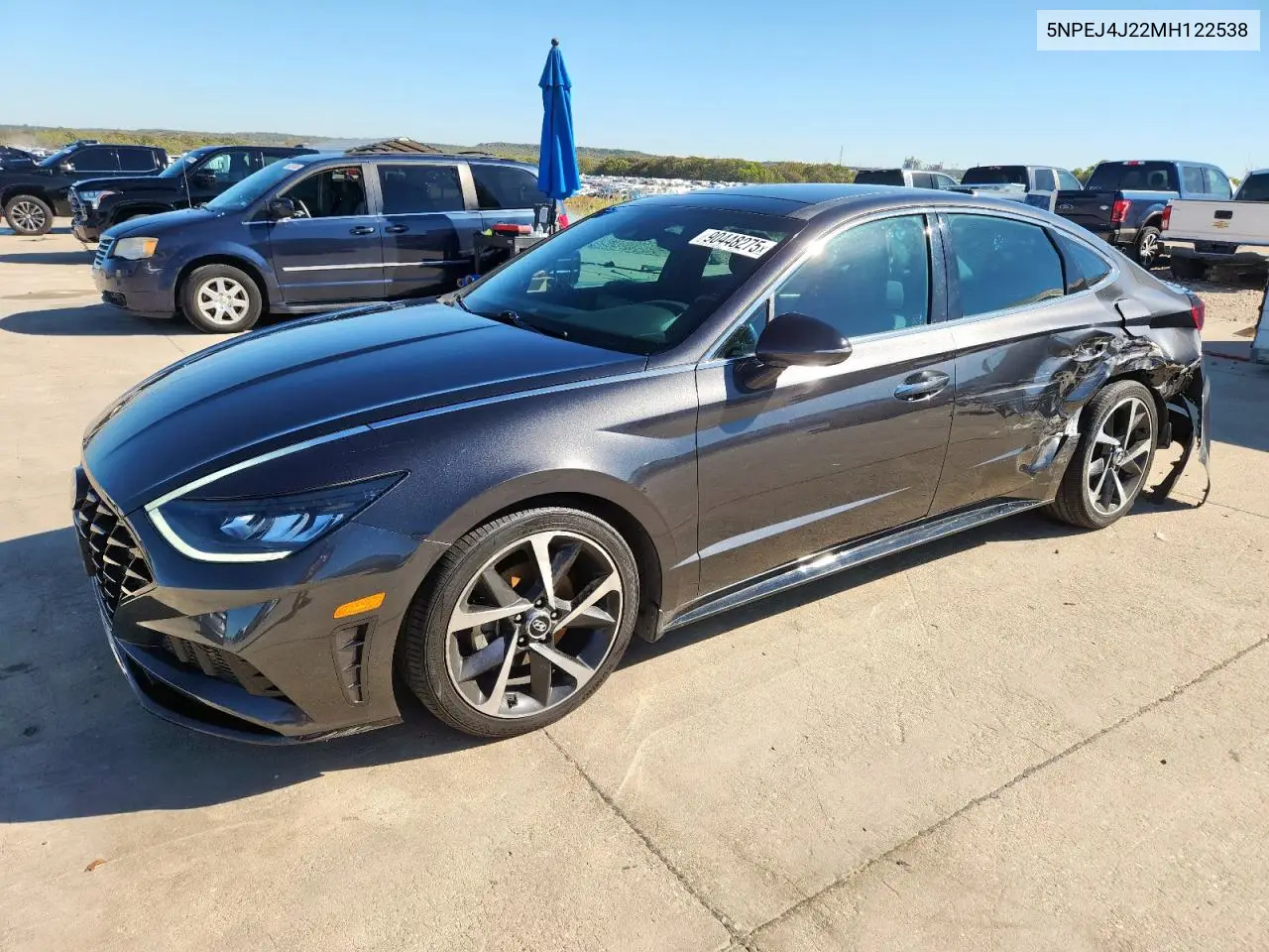 5NPEJ4J22MH122538 2021 Hyundai Sonata Sel Plus