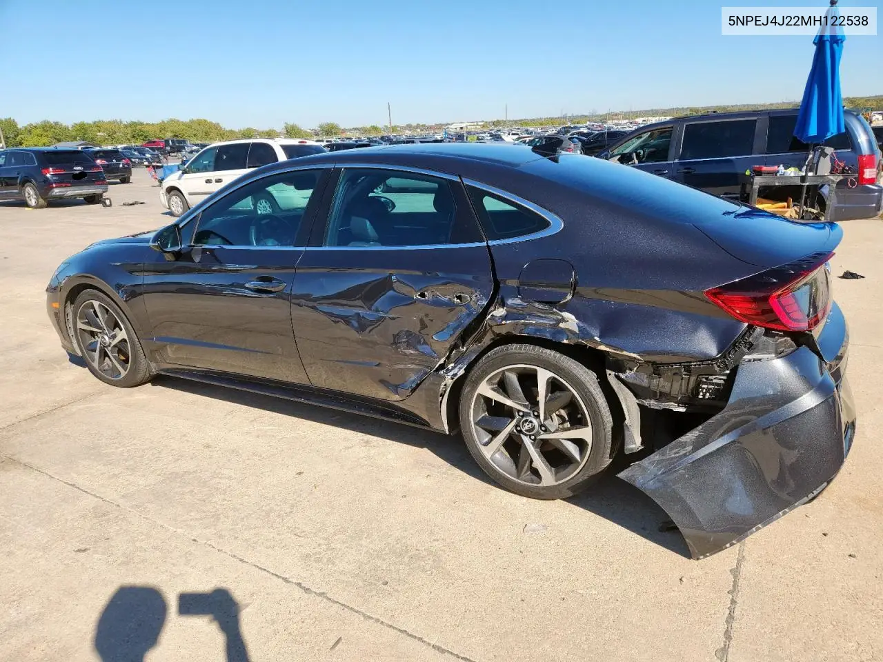 5NPEJ4J22MH122538 2021 Hyundai Sonata Sel Plus