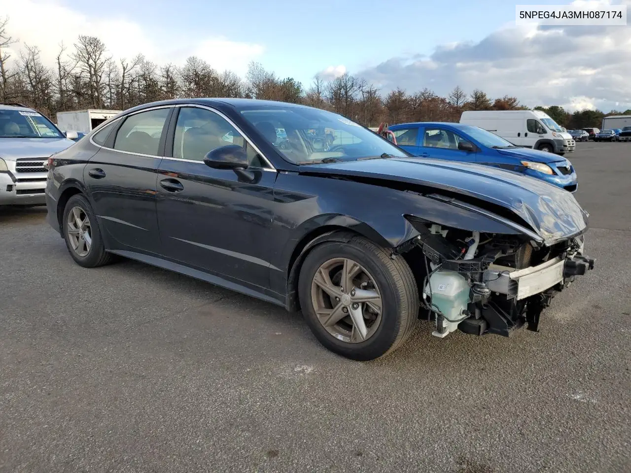 5NPEG4JA3MH087174 2021 Hyundai Sonata Se