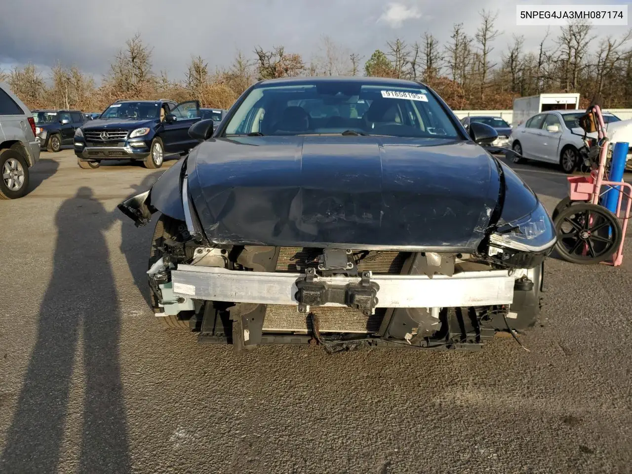 5NPEG4JA3MH087174 2021 Hyundai Sonata Se
