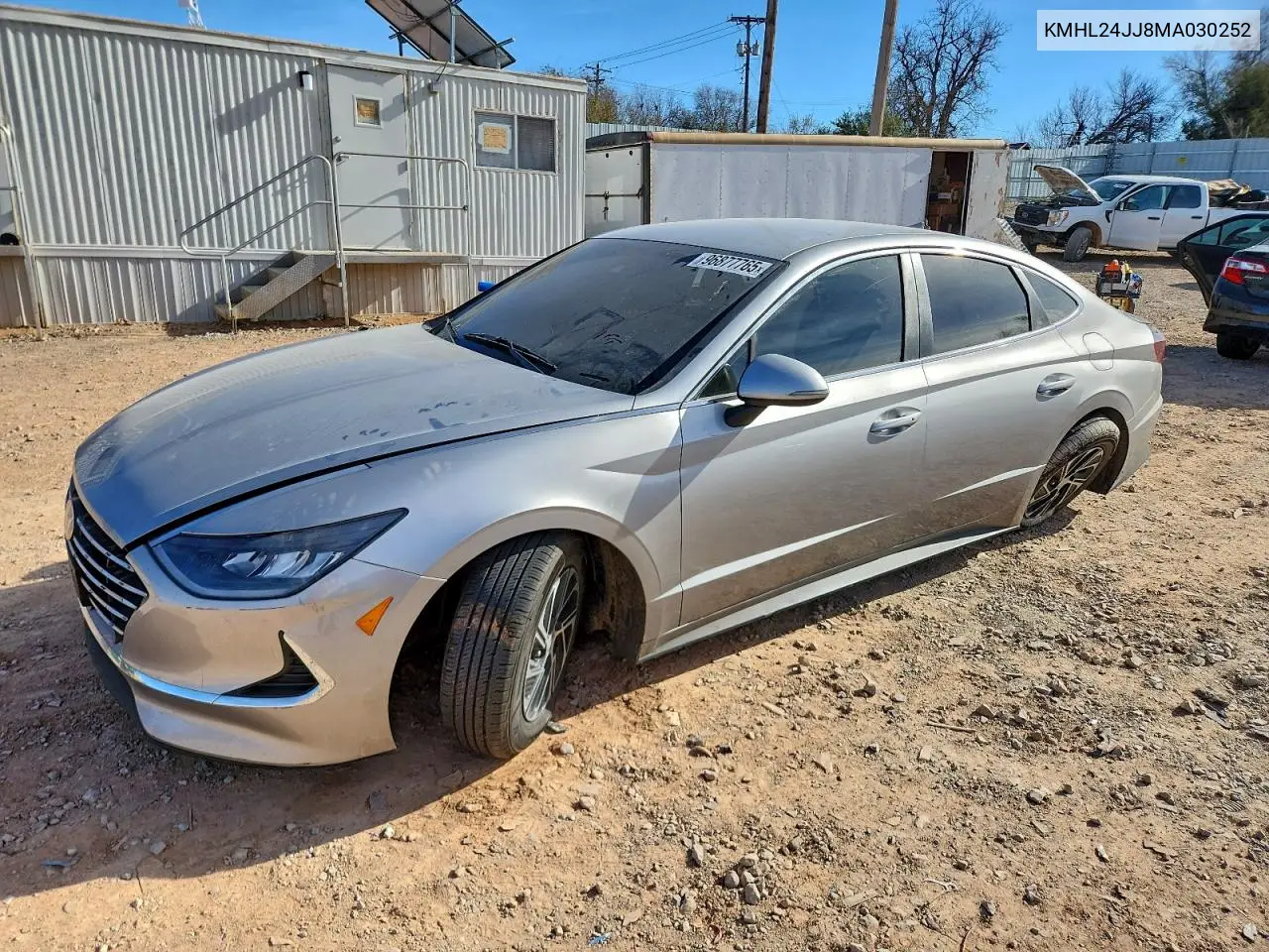 KMHL24JJ8MA030252 2021 Hyundai Sonata Hybrid