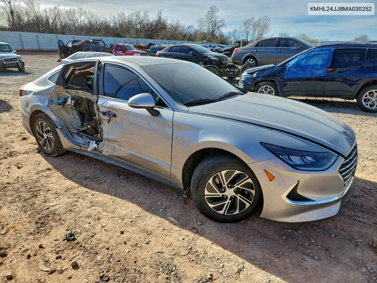 KMHL24JJ8MA030252 2021 Hyundai Sonata Hybrid