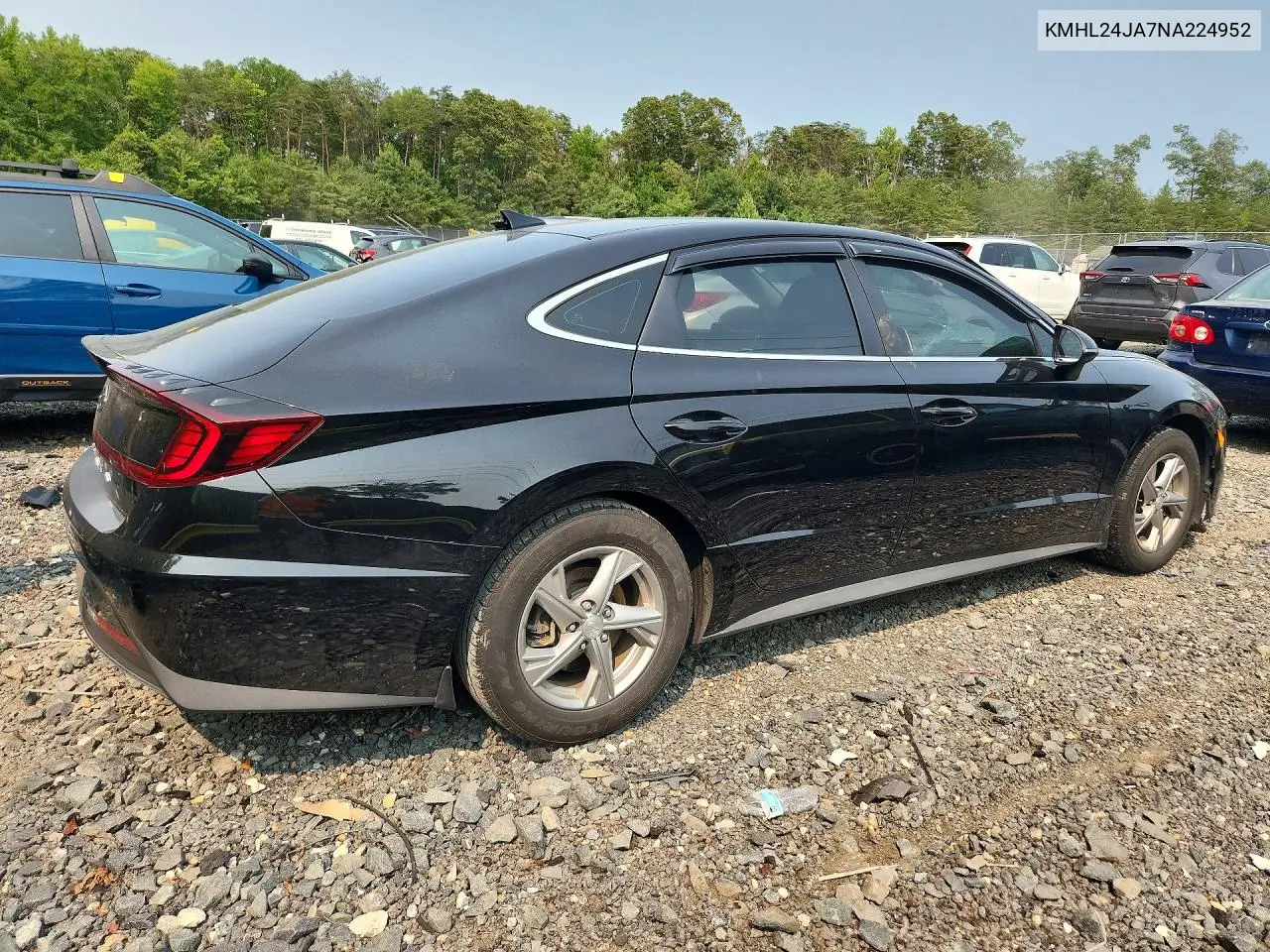 2022 Hyundai Sonata Se VIN: KMHL24JA7NA224952 Lot: 60929046