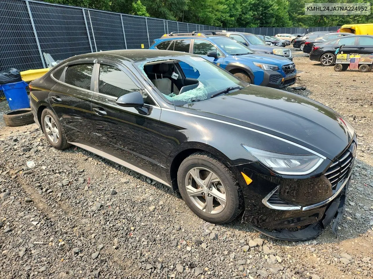 2022 Hyundai Sonata Se VIN: KMHL24JA7NA224952 Lot: 60929046