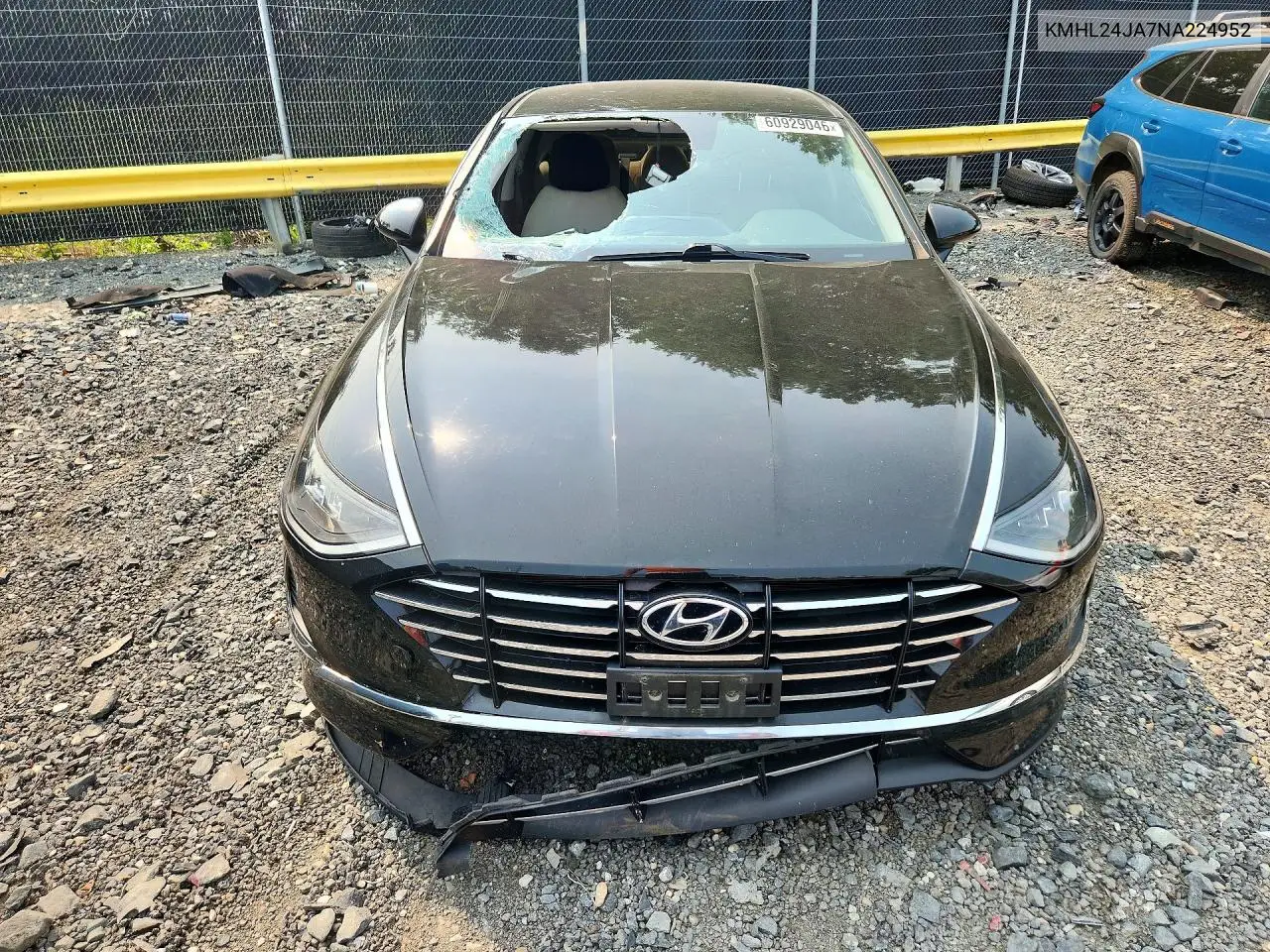 2022 Hyundai Sonata Se VIN: KMHL24JA7NA224952 Lot: 60929046