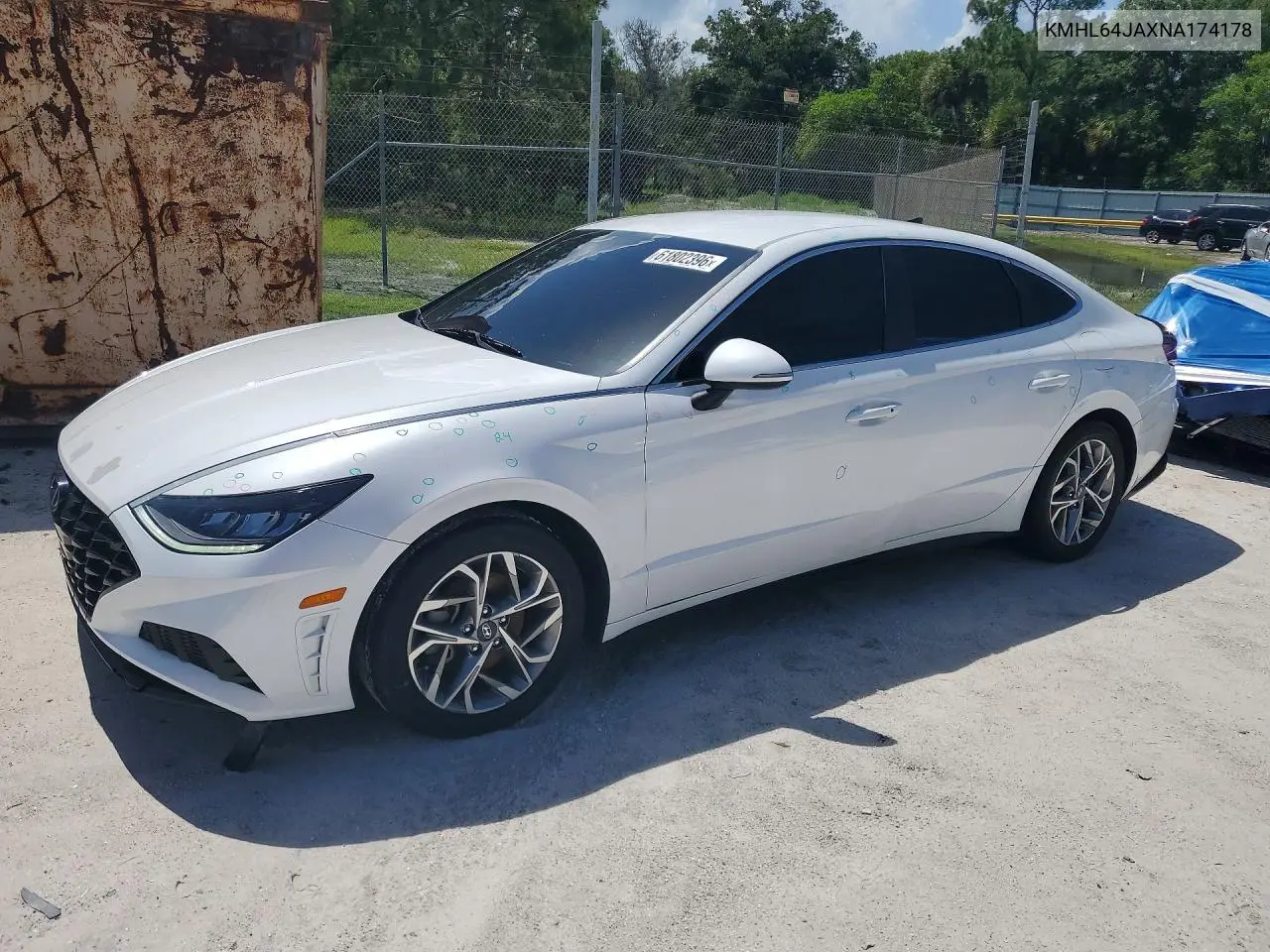 2022 Hyundai Sonata Sel VIN: KMHL64JAXNA174178 Lot: 61802396
