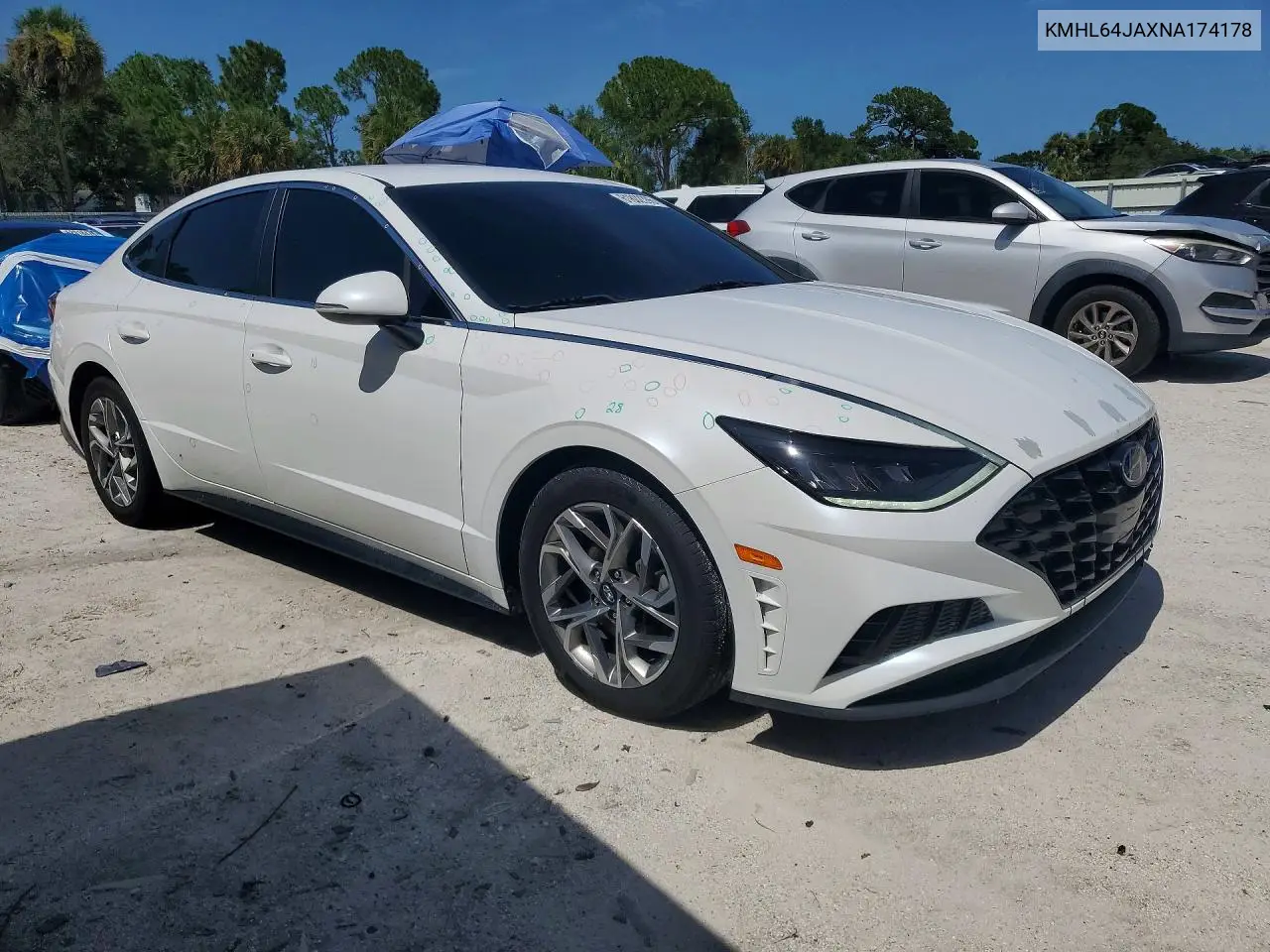 2022 Hyundai Sonata Sel VIN: KMHL64JAXNA174178 Lot: 61802396