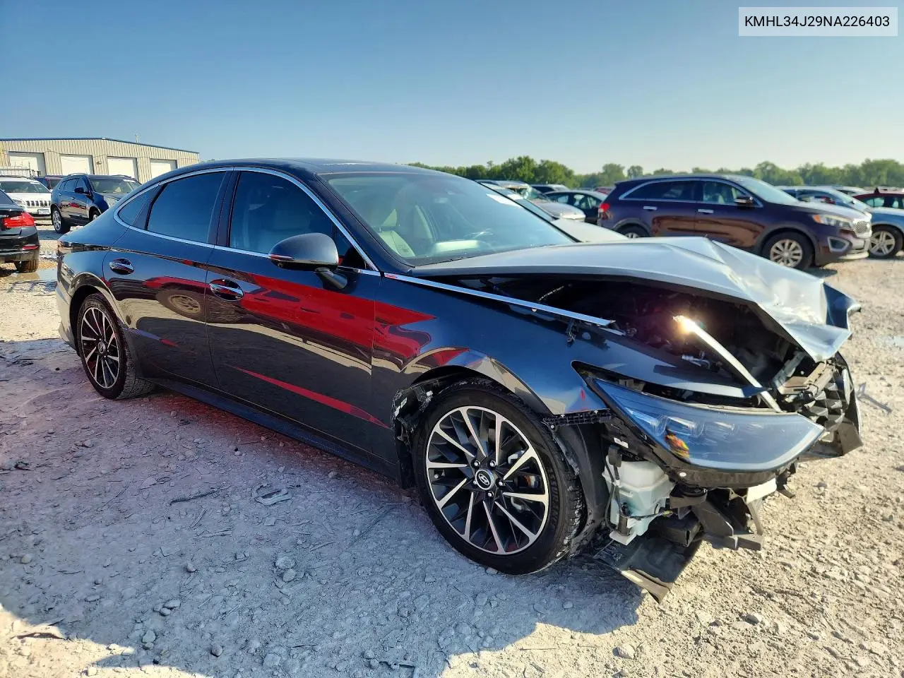 2022 Hyundai Sonata Limited VIN: KMHL34J29NA226403 Lot: 62056096
