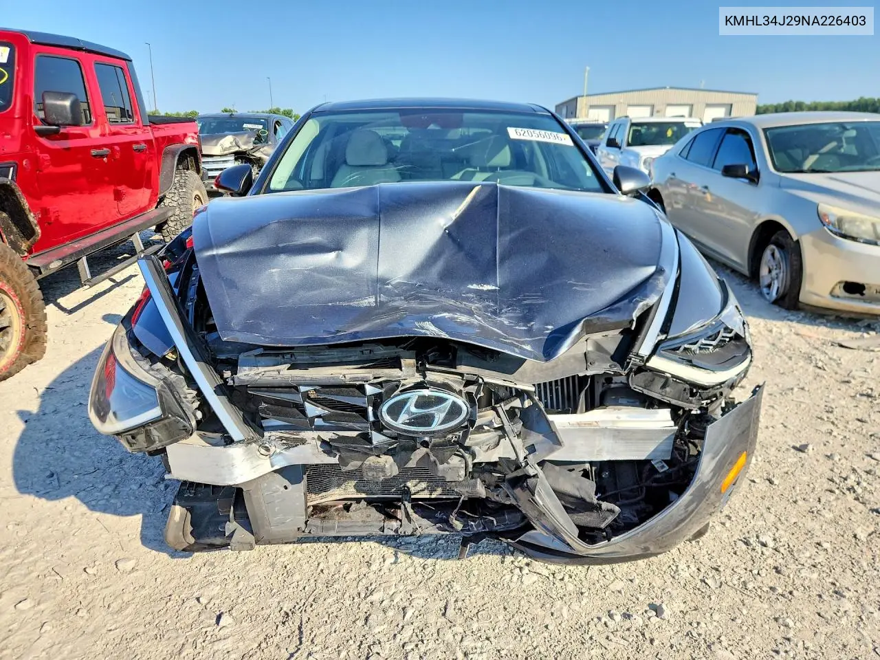 2022 Hyundai Sonata Limited VIN: KMHL34J29NA226403 Lot: 62056096